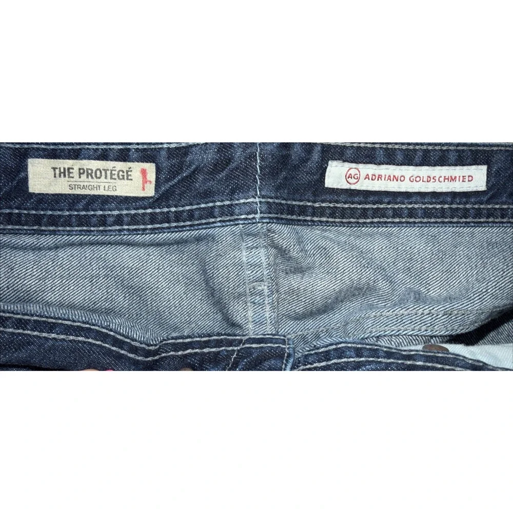 AG The Protege Straight Leg Jeans Men 36x34 Dark Wash Denim